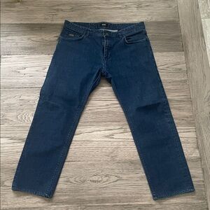 Hugo Boss Dark Blue Straight Jeans